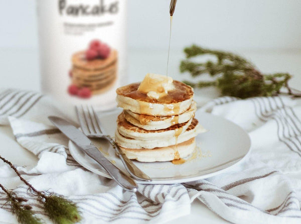 Pancakes fourrés pomme-cannelle