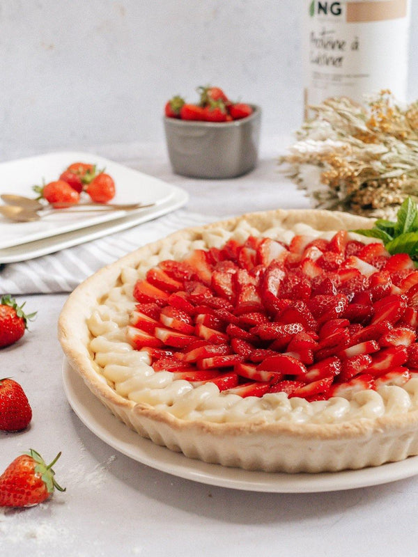 tarte aux fraises healthy